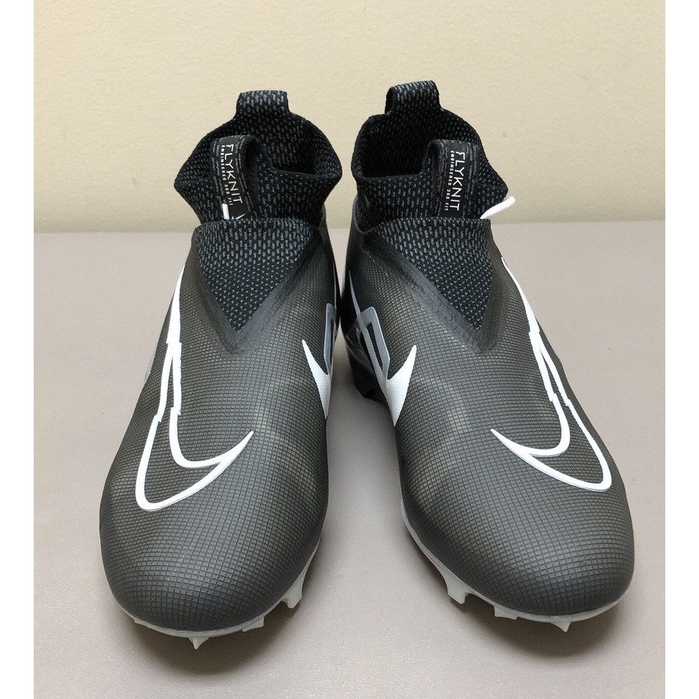 Nike Alpha Menace Elite 3 Flyknit Football Cleats Mens 11.5 Black CT6648-001 NEW